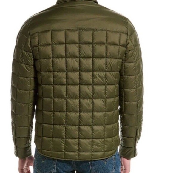 NWT Save The Duck Men's Quilted Titan Dusty Olive Shirt Jacket OEKO-TEX Large - Picture 5 of 16
